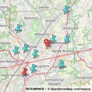 Mappa Viale Gian Battista Stucchi, 20052 Monza MB, Italia (4.51455)