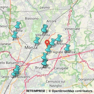 Mappa Viale Gian Battista Stucchi, 20052 Monza MB, Italia (4.13333)
