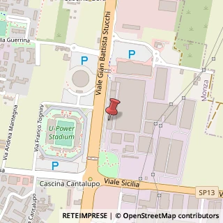 Mappa Viale Gian Battista Stucchi, 62, 20900 Milano, Milano (Lombardia)