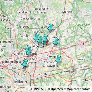 Mappa Viale Gian Battista Stucchi, 20052 Monza MB, Italia (5.96909)