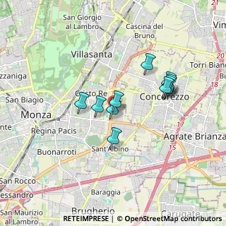 Mappa Viale Gian Battista Stucchi, 20052 Monza MB, Italia (1.43727)