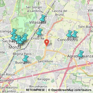 Mappa Viale Gian Battista Stucchi, 20052 Monza MB, Italia (2.49462)