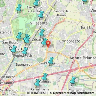 Mappa Viale Gian Battista Stucchi, 20052 Monza MB, Italia (2.80067)