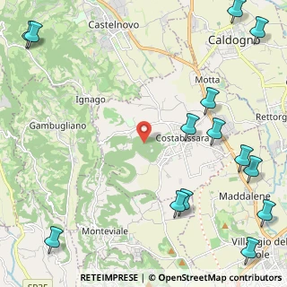 Mappa Via delle Querce, 36030 Costabissara VI, Italia (3.40071)