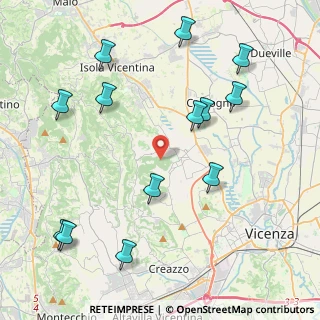 Mappa Via delle Querce, 36030 Costabissara VI, Italia (4.90231)