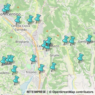 Mappa Via Vicenza, 36070 Castelgomberto VI, Italia (2.85)