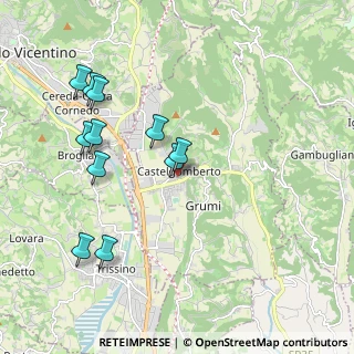 Mappa Via Vicenza, 36070 Castelgomberto VI, Italia (2.03818)