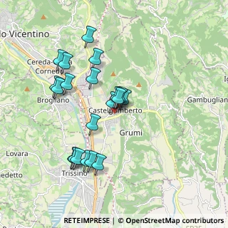 Mappa Via Vicenza, 36070 Castelgomberto VI, Italia (1.7495)