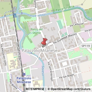 Mappa Via Giuseppe Mazzini, 1, 20037 Paderno Dugnano, Milano (Lombardia)