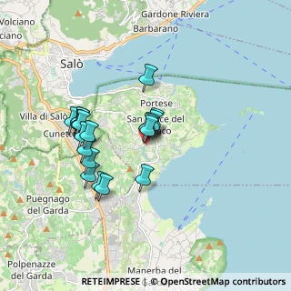 Mappa Via XX Settembre, 25010 San Felice del Benaco BS, Italia (1.533)