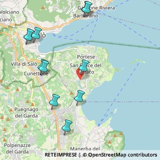 Mappa Via XX Settembre, 25010 San Felice del Benaco BS, Italia (2.53818)