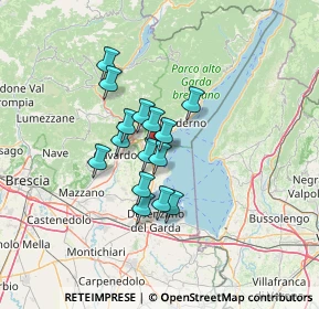 Mappa Via XX Settembre, 25010 San Felice del Benaco BS, Italia (9.38)