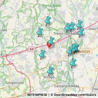 Mappa Via G. Rossini, 20060 Trezzano Rosa MI, Italia (4.03357)