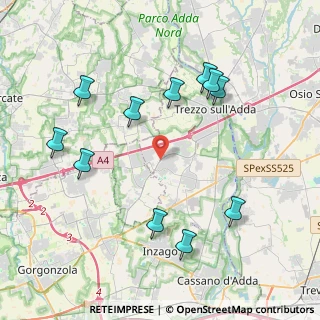 Mappa Via G. Rossini, 20060 Trezzano Rosa MI, Italia (4.35636)