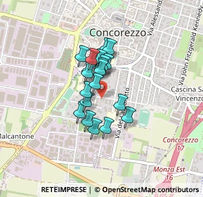 Mappa Via Pio X, 20863 Concorezzo MB, Italia (0.2705)