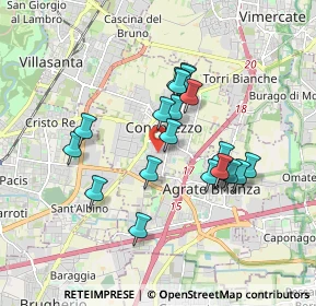 Mappa Via Pio X, 20863 Concorezzo MB, Italia (1.51)