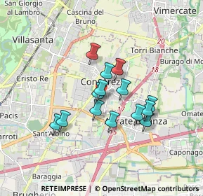 Mappa Via Pio X, 20863 Concorezzo MB, Italia (1.29571)