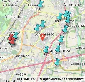 Mappa Via Pio X, 20863 Concorezzo MB, Italia (2.414)