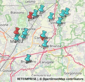 Mappa Via Pio X, 20863 Concorezzo MB, Italia (4.11875)