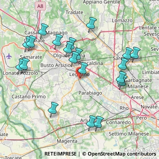 Mappa Via Adua, 20025 Legnano MI, Italia (9.1265)