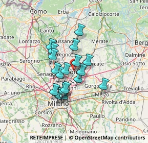 Mappa 20052 Monza MB, Italia (10.262)