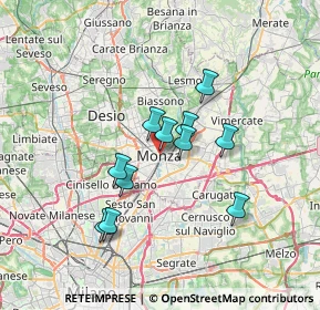 Mappa 20052 Monza MB, Italia (5.43364)