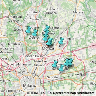 Mappa 20052 Monza MB, Italia (6.30357)