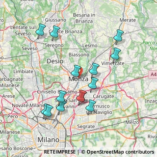 Mappa 20052 Monza MB, Italia (7.82714)