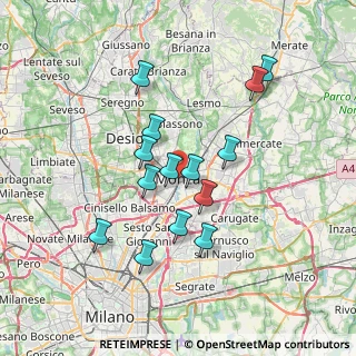 Mappa 20052 Monza MB, Italia (6.36214)