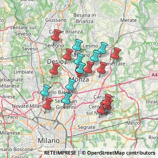 Mappa 20052 Monza MB, Italia (6.29421)