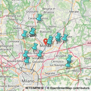 Mappa 20052 Monza MB, Italia (6.81733)