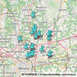 Mappa 20052 Monza MB, Italia (6.33684)