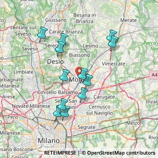 Mappa 20052 Monza MB, Italia (7.20417)