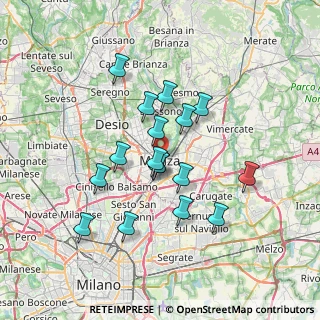 Mappa 20052 Monza MB, Italia (6.01588)