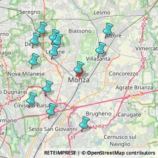 Mappa 20052 Monza MB, Italia (4.63846)