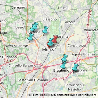Mappa 20052 Monza MB, Italia (3.23727)