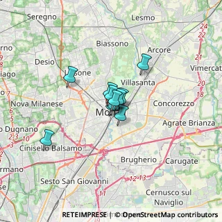 Mappa 20052 Monza MB, Italia (1.59545)