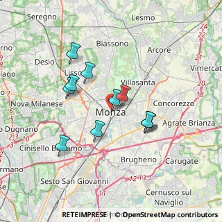 Mappa 20052 Monza MB, Italia (3.00909)