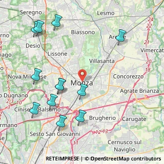 Mappa 20052 Monza MB, Italia (4.90417)