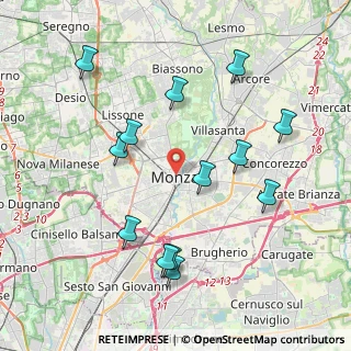 Mappa 20052 Monza MB, Italia (4.22692)