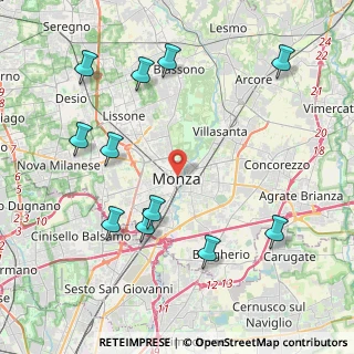 Mappa 20052 Monza MB, Italia (4.78636)