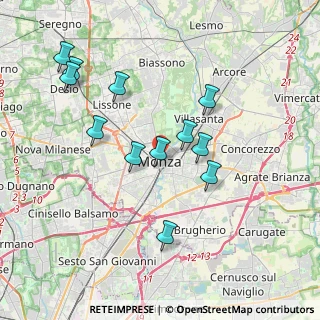 Mappa 20052 Monza MB, Italia (3.665)