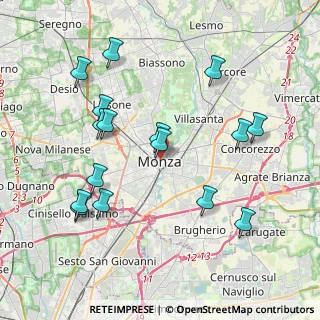 Mappa 20052 Monza MB, Italia (4.14875)
