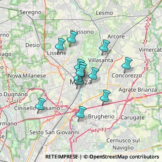 Mappa 20052 Monza MB, Italia (2.56462)