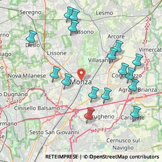 Mappa 20052 Monza MB, Italia (4.65875)