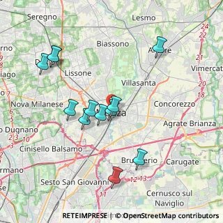 Mappa 20052 Monza MB, Italia (3.74)