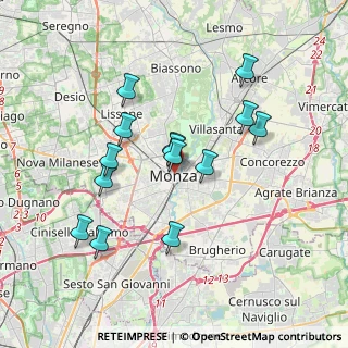 Mappa 20052 Monza MB, Italia (3.28929)