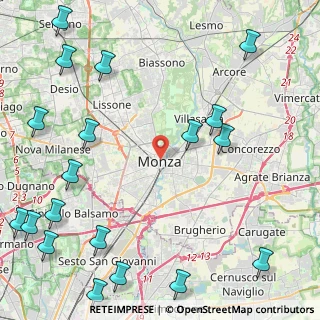 Mappa 20052 Monza MB, Italia (6.625)