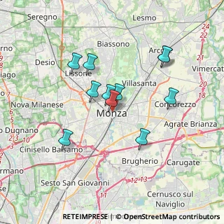 Mappa 20052 Monza MB, Italia (3.05091)