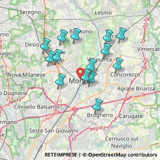 Mappa 20052 Monza MB, Italia (3.34071)
